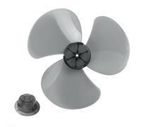 Daaxing Pales de ventilateur de rechange, 30,5 cm, design à trois pales pour piédestal, sol, mur, table, pièces de rechange (noir)