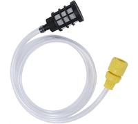 Daaxing Tuyau d'arrivée d'eau auto-amorçant, 1,5 m, pour nettoyeur haute pression Kärcher K2-K7, tuyau d'aspiration avec filtre à raccord rapide (1,5 m)