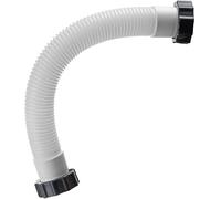 Daaxing Tuyau de pompe de filtre à sable de piscine de 40,6 cm, tuyau d'interconnexion avec écrous pour pompe à filtre Intex et filtre à sable, accessoires de piscine (1 pièce)