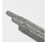 Dachdecker Zinn Sn85Zn15 en barres triangulaires 100g-1kg, 100% sans plomb, alliage de soudure zinc-étain pour le soudage à chaud des pièces en zinc, solidification en pâte (1, 100 g)