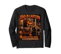 Dad O Lantern Funny Halloween Dad Citrouille Trick Or Treat Manche Longue