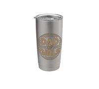Dad Of Girls Gobelet isotherme en acier inoxydable double paroi