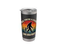 Dad, You're a Legend Like Bigfoot ! Fête des pères Sasquatch Gobelet isotherme en acier inoxydable double paroi