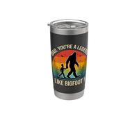 Dad, You're a Legend Like Bigfoot ! Fête des pères Sasquatch Gobelet isotherme en acier inoxydable double paroi
