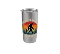 Dad, You're a Legend Like Bigfoot ! Fête des pères Sasquatch Gobelet isotherme en acier inoxydable double paroi