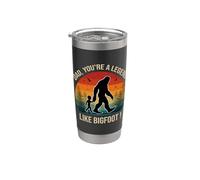 Dad, You're a Legend Like Bigfoot ! Fête des pères Sasquatch Gobelet isotherme en acier inoxydable double paroi