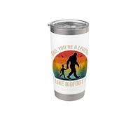 Dad, You're a Legend Like Bigfoot ! Fête des pères Sasquatch Gobelet isotherme en acier inoxydable double paroi