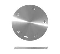 d'adaptation à induction - Disque en acier inoxydable | diffuseur de chaleur, batterie de cuisine avec poignée amovible - Adaptateur en acier inoxydable durable de 780 g pour poêles non