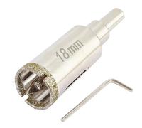 DaduoRi-Scie cloche diamant de 18mm avec foret pilote, pointe pour carrelage de 18mm avec foret de guidage au centre pour verre, porcelaine, carrelage, céramique, marbre et granit