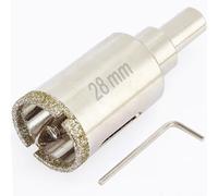 DaduoRi-Scie cloche diamant de 28mm avec foret pilote, pointe pour carrelage de 28mm avec foret de guidage au centre pour verre, porcelaine, carrelage, céramique, marbre et granit