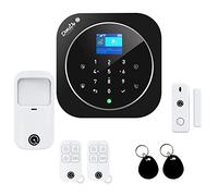 Dadvu DV-2AT - Système d'alarme maison, kit sans fil, wifi, transmetteur téléphonique, 100 zones, application Smart Life (Google Home) et Tuya (Alexa)
