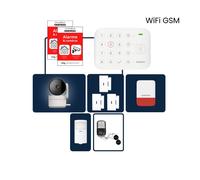 Daewoo - Alarme Maison Wifi et GSM 4G Sans Fil Vigilia VIG501+ - Kit Complet avec Caméra Full HD intérieure et 8 Accessoires