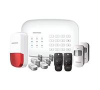 Daewoo Pack Home | Alarme Maison sans Fil WiFi GSM Connectée avec Sirène extérieure | Compatible avec Amazon Alexa, l’Assistant Google