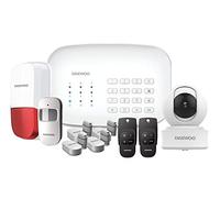 Daewoo Pack Vision+ | Alarme Maison sans Fil WiFi GSM Connectée avec Sirène extérieure |1 Caméra | Compatible avec Amazon Alexa, l’Assistant Google