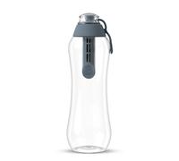 Dafi Gourde Filtrante Soft, 1 Filtre à Charbon Actif, Gris 0,5 l - Sans BPA Bouteille d'eau, Filtre le Chlore et autres contaminants - Gourde Sport, Gourde Paille, Bouteille d'eau de Sport