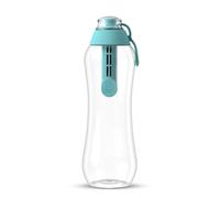 Dafi Gourde Filtrante Soft, 1 Filtre à Charbon Actif Mint 0,5 L - Filtre le Chlore et autres contaminants, Gourde Sport Transparente, Bouteille Filtrante Sans BPA, Gourde Paille, Bouteille d'eau