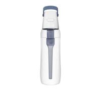 Dafi Gourde Filtrante SOLID, 1 Filtre à Charbon Actif, Gris 0,7 L - Sans BPA Bouteille d'eau, Filtre le Chlore et autres contaminants - Gourde Sport, Gourde Paille, Bouteille d'eau de Sport