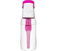 Dafi Gourde Filtrante SOLID, 1 Filtre à Charbon Actif, Rose 0,5 L - Sans BPA Bouteille d'eau, Filtre le Chlore et autres contaminants - Gourde Sport, Gourde Paille, Bouteille d'eau de Sport
