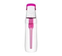 Dafi Gourde Filtrante SOLID, 1 Filtre à Charbon Actif, Rose 0,7 L - Sans BPA Bouteille d'eau, Filtre le Chlore et autres contaminants - Gourde Sport, Gourde Paille, Bouteille d'eau de Sport
