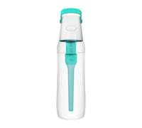 Dafi Gourde Filtrante SOLID, 1 Filtre à Charbon Actif, Turquoise 0,7 L - Sans BPA Bouteille d'eau, Filtre le Chlore et autres contaminants - Gourde Sport, Gourde Paille, Bouteille d'eau de Sport