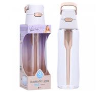 DAFI Solid 0,7 L - Bouteille filtrante beige/cappuccino, 1 filtre inclus