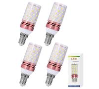 DAFNE Ampoule LED E14, 12 watts, lumière blanche naturelle 4000 K, 1500 lumens, équivalent à une ampoule halogène de 100 watts, angle de diffusion de 360°, convient aux plafonniers, lot de 4