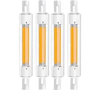 DafuDaGui Ampoules R7S LED 118mm Dimmable, 30W Équivalent 300W Ampoule Halogene R7s 118mm, Blanc Froid 6000K 3000LM, Sans Scintillement CRI>90, 360° AC220-240V, Lot de 4