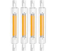DafuDaGui Ampoules R7S LED 118mm Dimmable, 30W Équivalent 300W Ampoule Halogene R7s J118mm, Blanc Chaud 3000K 3000LM, CRI>90 Sans Scintillement, 360° AC220-240V, Lot de 4