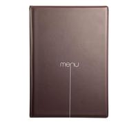 DAG Style Porte-Menu Ligne Risto, Format A4, Couleur Noir, fabriqué en Italie, pour Feuilles 21x29,7cm