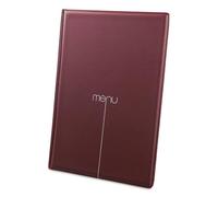 DAG Style Risto Porte-Menu, PVC, Bordeaux, A4 (pour Feuilles 21 x 29,7 cm)
