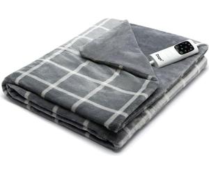 DAGA Couverture chauffante électrique de Relax Canapé Suave Elegant, technologie de chauffage Intellisense, avec tissu à effet non tissé Suave et confortable, 160 x 120 cm