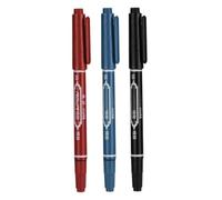 DAGLLGEW Stylo marqueur de tatouage 3 pièces 5, 39 pouces crayon de marquage la peau étanche stylo à encre corporelle à pointe fine marqueur tatouage double tête facile colorer marqueurs corpore