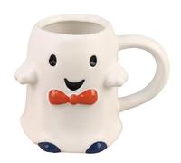 DAGLLGEW Tasse d'Halloween, tasse à café d'Halloween résistante à la chaleur, en céramique sur le thème du petit diable, blanche, 14 17 oz