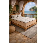 DAGOSTINO HOME BOUTIQUE COLLECTION Matelas MANHATTAN-140x190x25cm: 2,5 cm. a Memoire de Forme + 2,5 cm. Látex, Viscographène