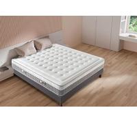 Matelas Mousse 140x190 Berlin - Ferme - Réversible - Côté Été/hiver - H25 Cm