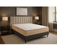 DAGOSTINO HOME BOUTIQUE COLLECTION Matelas Mousse 140x190 Firenza - Ferme - Réversible - Côté Été/Hiver - H25 Cm