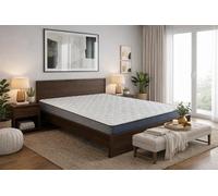 DAGOSTINO HOME BOUTIQUE COLLECTION Matelas Mousse 140x190 New York - Ferme - Réversible - Côté Été/Hiver - H15 Cm