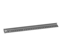 Dahle 10683 Règle de Découpe Sécurisée en Métal, 30 cm | Protège-doigts intégré, graduation millimétrique précise - idéale pour la découpe papier en atelier ou bureau