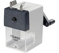 Dahle 155 Taille-crayon manuel Pencil Sharpener, noir, blanc