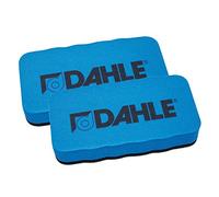 Dahle Lot de 2 éponges magnétiques pour tableau blanc - Pour nettoyage à sec sur de nombreuses surfaces - Bleu (éponge, bleu)