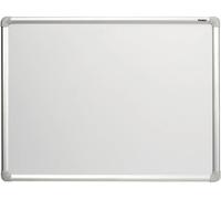 Dahle Tableau blanc Basic Board 96150 (l x H) 600 mm x 450 mm blanc laqué format paysage ou portrait, boîte de rangement fournie