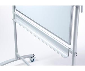 Dahle Whiteboard Basic 100 x 150 cm mobile, laqué blanc des deux côtés