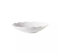 DAHLIA Assiette creuse en porcelaine blanche 22.5 cm TABLE PASSION