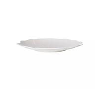 Assiette plate Dahlia blanche 27 cm (lot de 6)