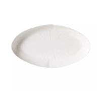 DAHLIA Plat ovale 38x21 en porcelaine TABLE PASSION