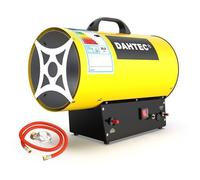 DAHTEC Chauffage à gaz 18-30 kW pour chantier, canon à air chaud haute performance