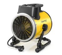 DAHTEC Chauffage de Chantier 3000W IP24 3 Niveaux avec Thermostat, Portable | Chauffage Soufflant Électrique, pour Garage Atelier Entrepôt, Chauffe Rapide et Sûr