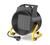 DAHTEC Chauffage Soufflant 3000W - Chauffe Rapide & Économie d'Énergie | Industriel Radiateur électrique - Angle Réglable & Thermostat - Idéal pour la Maison, Atelier et la Chantier