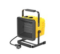 DAHTEC Chauffage Soufflant Céramique 2000 W, réglable à 30°, jusqu’à 20 m² | Chauffage d’appoint portable pour chantier, garage, salle de bain, avec orientation 30° et protection anti-surchauffe
