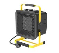 DAHTEC Chauffage Soufflant Céramique 3000 W, réglable à 30°, jusqu’à 30 m² | Chauffage d’appoint portable pour chantier, garage, salle de bain, avec orientation 30° et protection anti-surchauffe